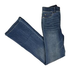 Spanx Jeans Womens Size XS Vintage Indigo‎ Flare Jeans Pull-on Denim 20456Q